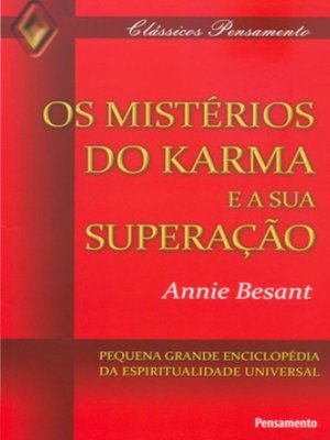 cover image of Os Mistérios do Karma e Sua Superação